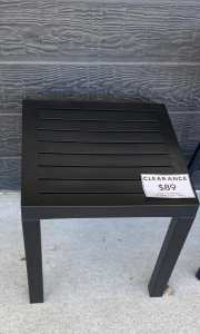 *SCRATCH AND DENT* Black Outdoor Side Table