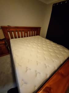 King bed and mattress