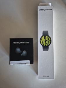 Brand new Samsung Galaxy Watch6 and Galaxy Buds2 Pro (unopened)