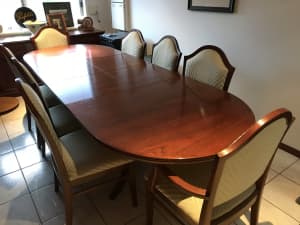 Chiswell dining set with buffey and mirrors