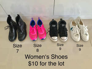 Women‘s Shoe Bulk / Bundle $10 for the lot. Sizes 7-9, see photo.