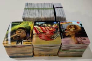 180 x Woolworths Dreamworks Heroes Trading Cards