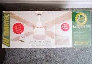 Ceiling Fan with light and remote - new - never opened
