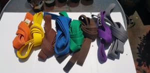 Karate Belts 8 colors assorted 