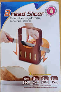 Bread Slicer - simple and easy to use. New in box.