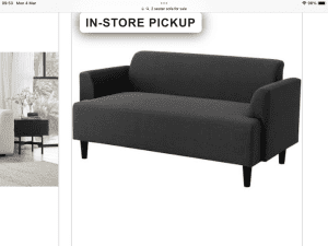 IKEA 2x2 seater sofas