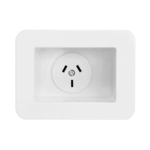 Recessed Single 240V Power Outlet (GPO) AMDEX