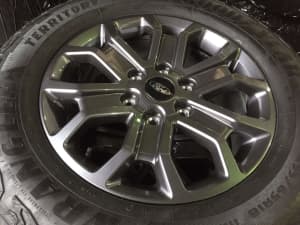 4 x Genuine ford ranger next gen wheels and tyres like new