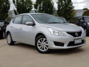 2013 Nissan Pulsar C12 ST Silver 1 Speed Constant Variable Hatchback