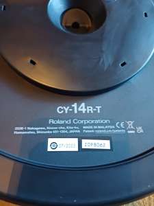 Sold pending posting. Roland CY-14R-T 3 zone ride 14inch cymbal