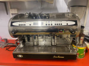 San Marino Lisa 2 Head Coffee Machine (Commercial)