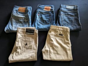 Mens Jeans & Chino Pants (Size 30)