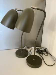 2x Freedom desk lamps