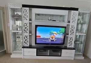 Tv cabinet display for sale almost brand new. $500