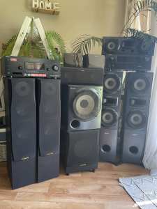 2 surround sound systems🌸$350 for the lot