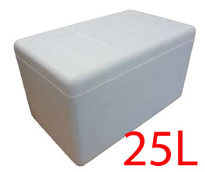 25L XL Polystyrene styrofoam padded foam cooler ice picnic box planter