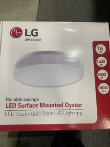 LG LED Surface Mount Oyster Light