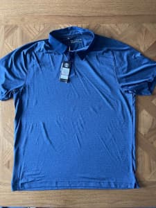 Under Armour Mens blue polo size XXL NWT RRP $70
