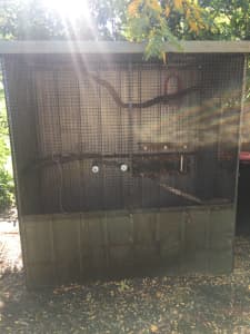 LARGE PARROT AVIARY ( firm price $275 )