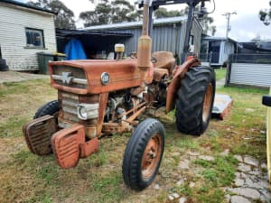 Massey Ferguson 135 tractor & slasher