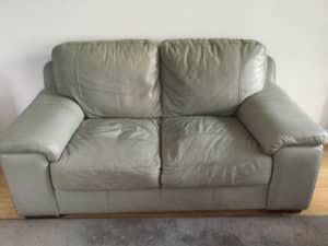 Natuzzi genuine leather couch