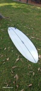 JS Big Barron surfboard 7 x 21 3/4 x 3 48.7lt. c/w fins