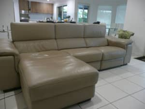 Plush Brand luxury 3 Seater couch with Chaise Lounge