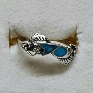RINGS Turquoise 925 Sterling Silver Vintage