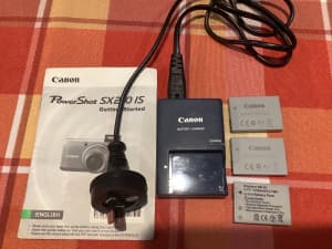 Canon batteries and charger