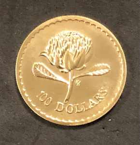 🏅🌟1995 Gold Coin - Floral Emblems of Australia - Waratah🌟🏅