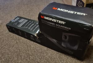Monster 2.1 Channel Soundbar with Wireless Sub