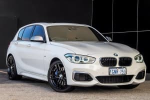 2018 BMW 1 Series F20 LCI-2 M140i White/cognac 8 Speed Sports Automatic Hatchback