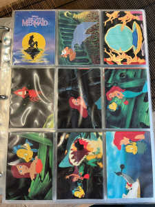 Complete Set of The Little Mermaid Collectors Cards BONUS SETS