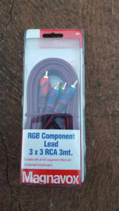RGB video Component  lead 3x3 RCA 3 meters
