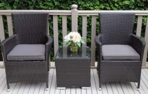 Patio setting,3 piece,choice colours,Delivery,B/New,European style