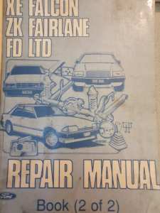 Ford repair manuals falcon fairlane Ltd 