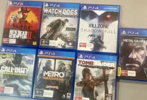 PlayStation 4 Games ! All in great used condition . CHEAP