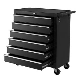 Giantz 6 Drawer Tool Box Cabinet Chest Trolley Cart Garage Toolbox St