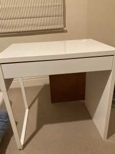 IKEA small white wooden desk