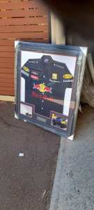 Mark Webber Framed Signed Shirt 