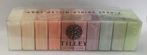 TILLEY SOAP TRIPLE MILLED MARBLE RAINBOW PACK 10 X 50 GRAM NEW