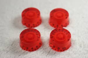 Electric Guitar Control Speed Tone Volume Knobs guitar accessories RED