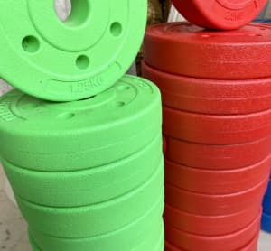 BRAND NEW GYM WEIGHTS $2 A KG GREAT CONDITION