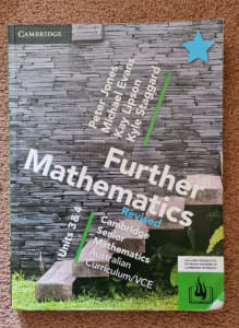 Cambridge VCE Further Maths Units 3&4 Maths textbook