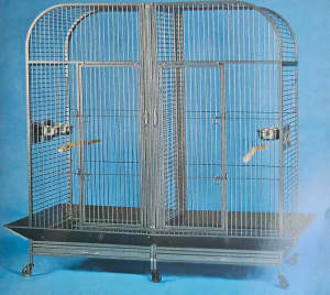 Large Double Bird Cage Parrot Aviary 188cm