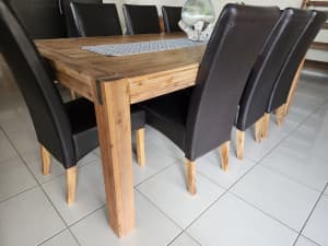 Silverwood dining table 8 seater set