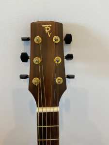 Acoustic electric small body guitar by Timberidge