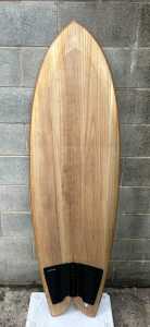 Hughies Classic Lis style twin keel fish surfboard