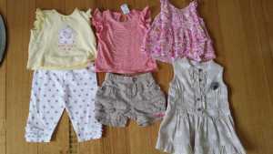 Baby girls clothes size 00