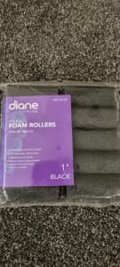 10 pack Diane foam hair curler rollers one inch